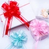 Exquisite hand-pulled flower gift box decorated with bow and ribbon festival gift decoration 2206 details Picture